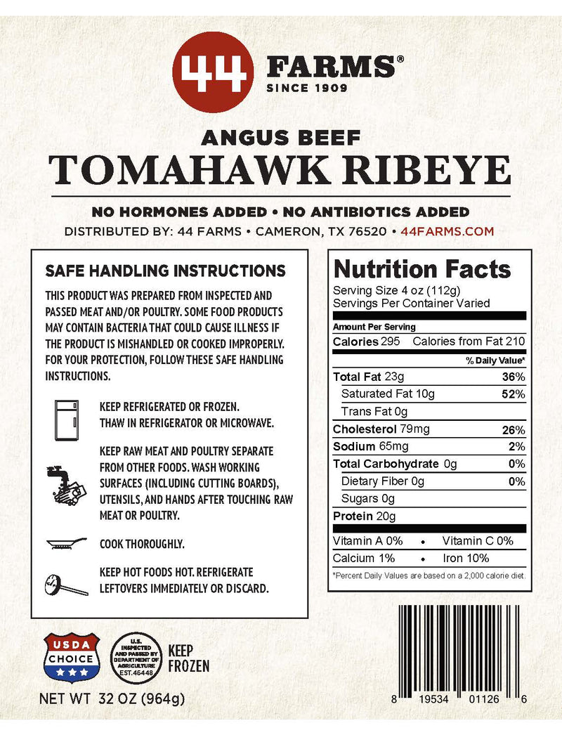 Buy 3 Tomahawk Ribeyes, get a free Black Garlic Salt
