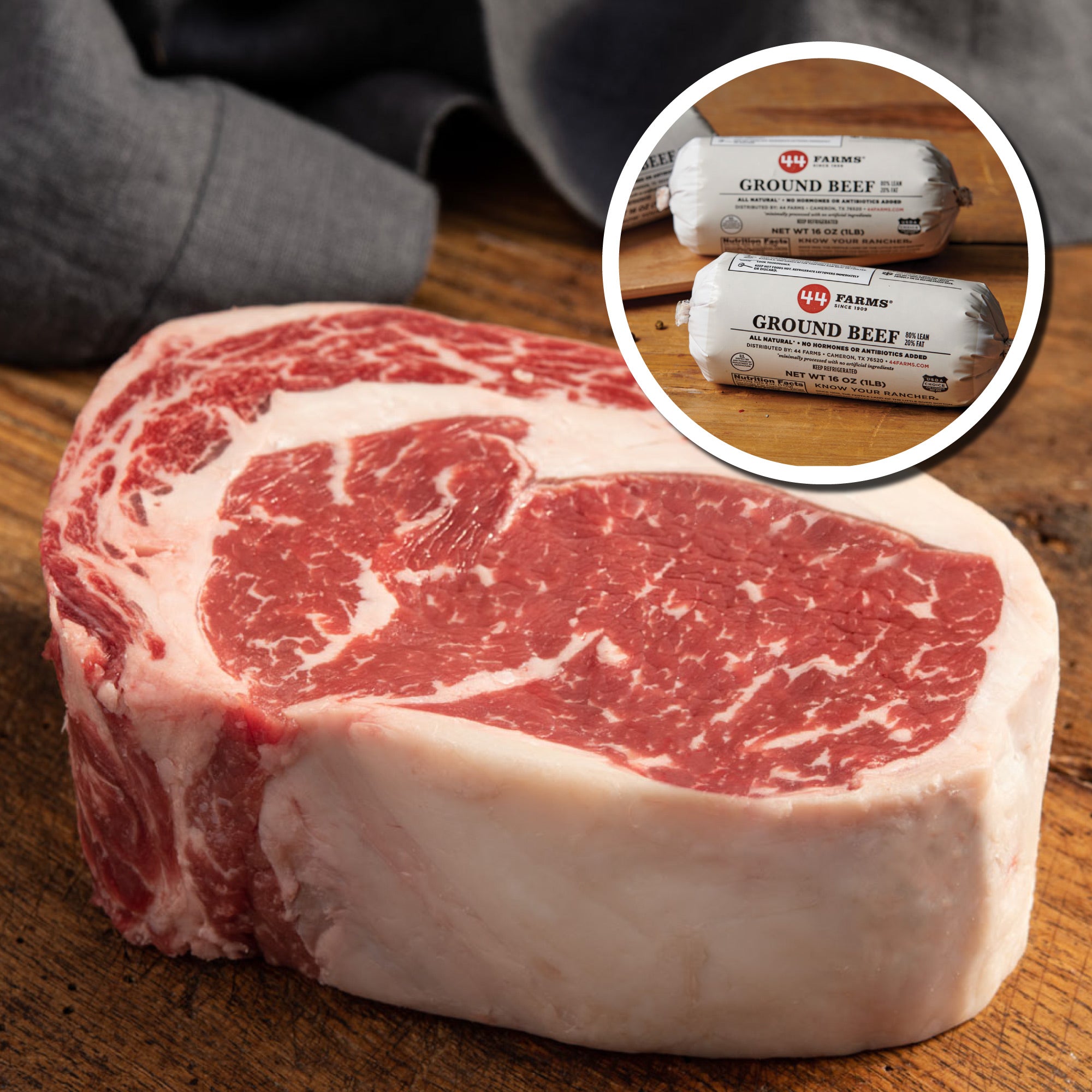 Black Friday Special: Buy 6 Choice Ribeyes, get 2 FREE Ground Beef!