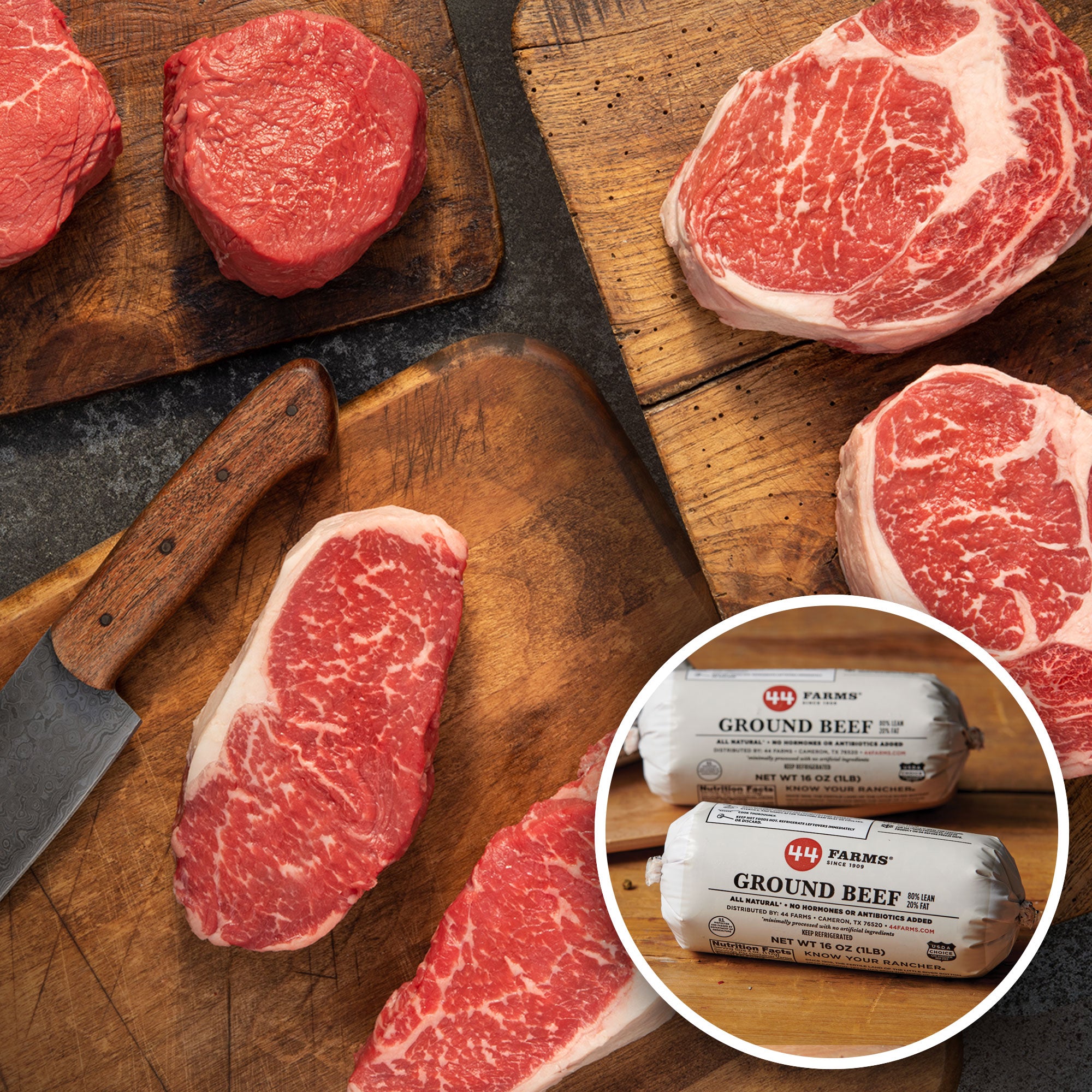 Buy a Choice Family Pack and get 2 FREE Pounds of Ground Beef