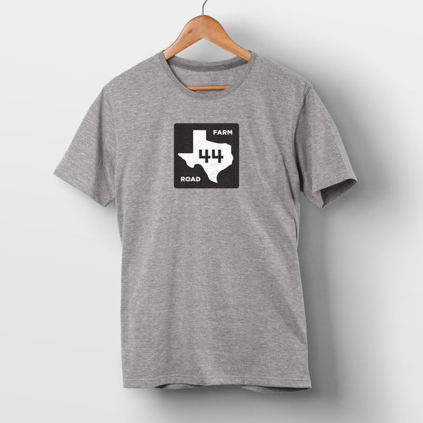 Texas Farm Road 44 T-Shirt (Athletic Gray)
