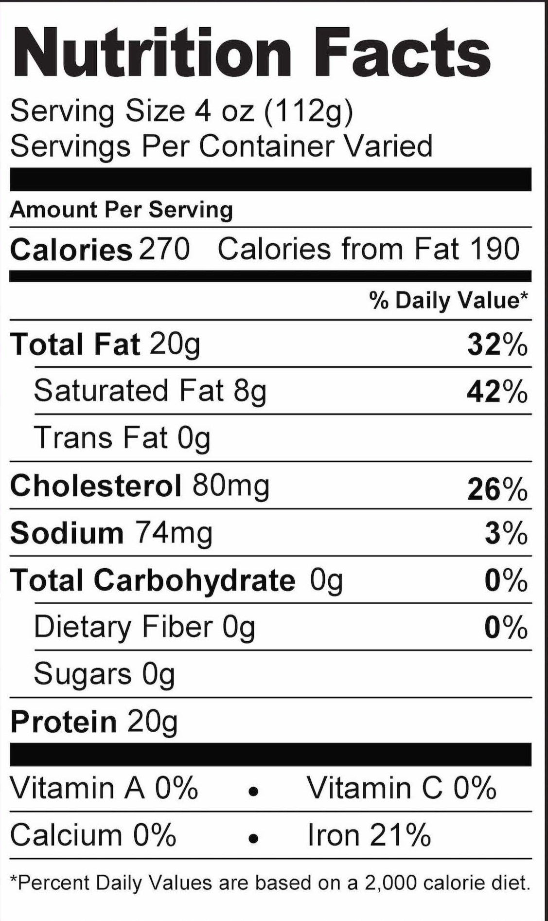 44 Farms usda choice outside skirt steak nutrition facts sheet