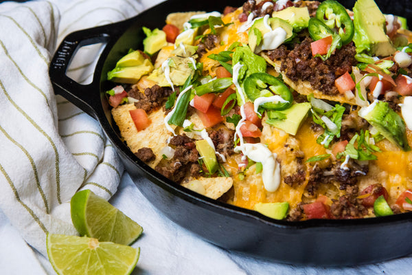 SKILLET BEEF NACHOS