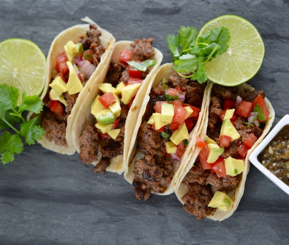 Beef Chorizo Tacos