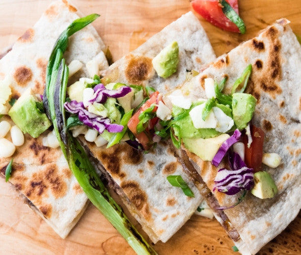 Grilled Skirt Steak Quesadillas