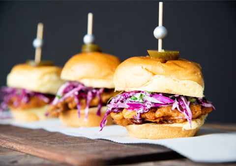 Spicy Chicken Fried Steak Sliders