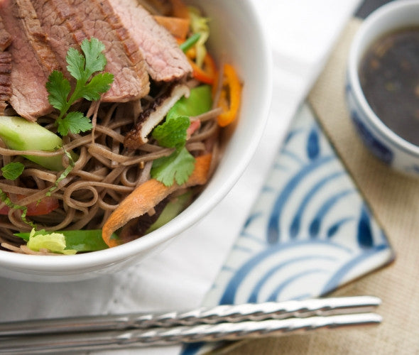 Soba Noodle Salad with Flank Steak