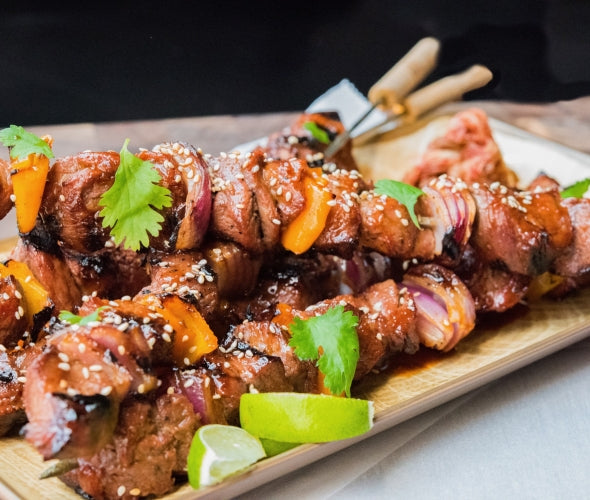 KOREAN BBQ KEBABS