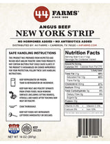 44 Farms Buy 4 x Prime New York Strip, get 1 FREE!