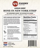 44 Farms USDA Choice Bone-In New York Strip Steak