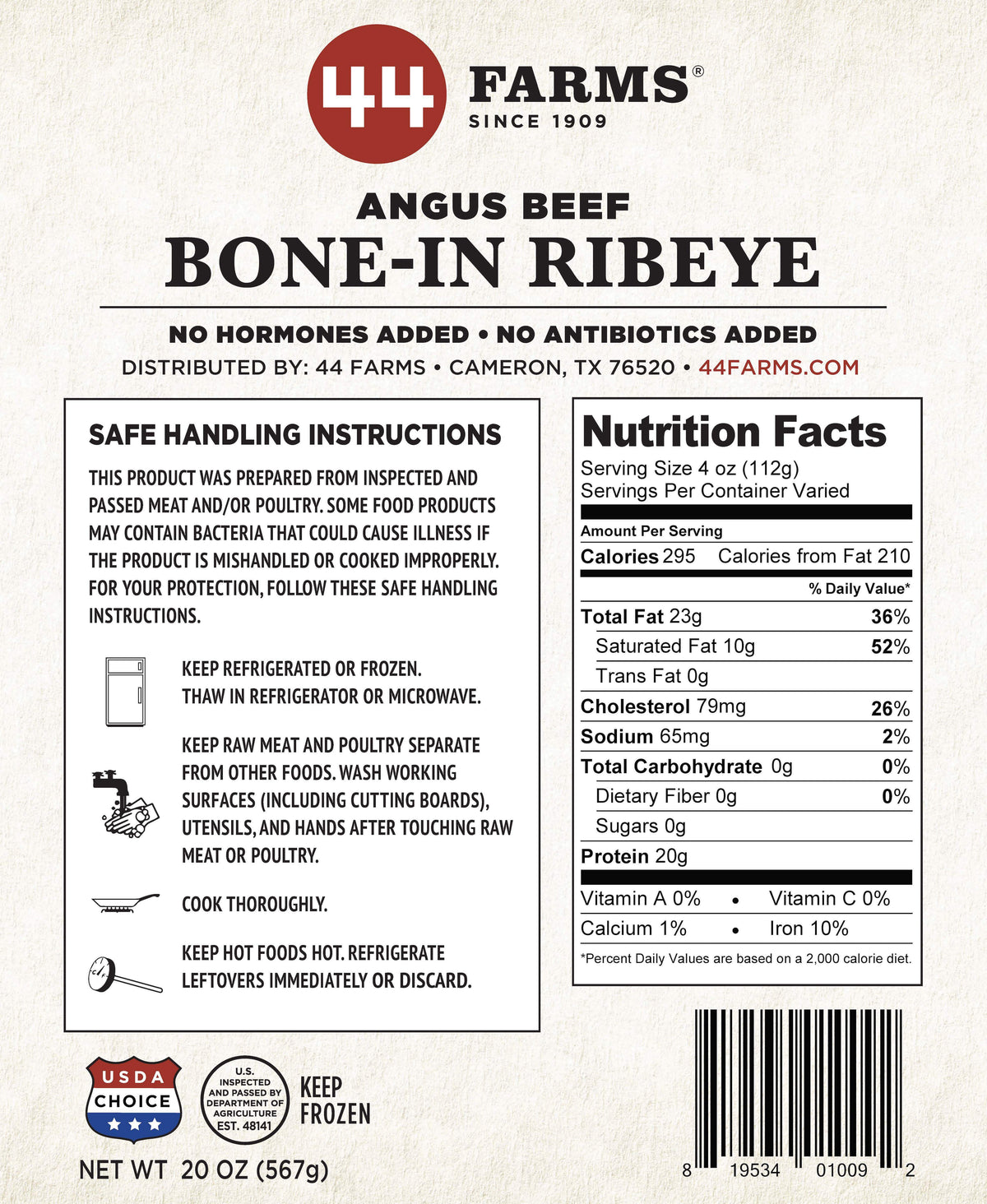 Ribeye Steak Delivery - Order Ribeye Online | 44 Farms