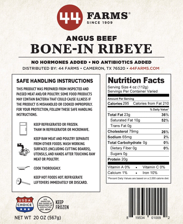 44 Farms Bone-In Steak Pack