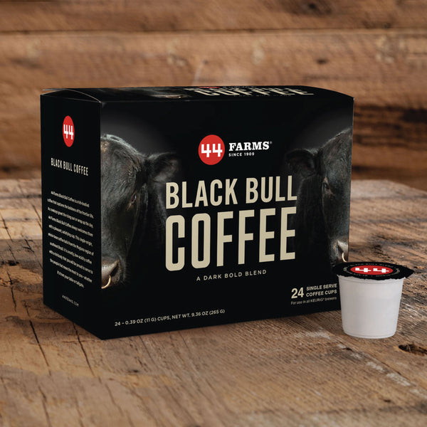 44 Farms Black Bull Blend Coffee K-Cups 24 Count