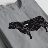 44 Farms Cut Map T-Shirt